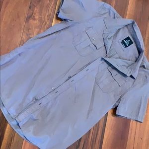 SS used prAna button down shirt